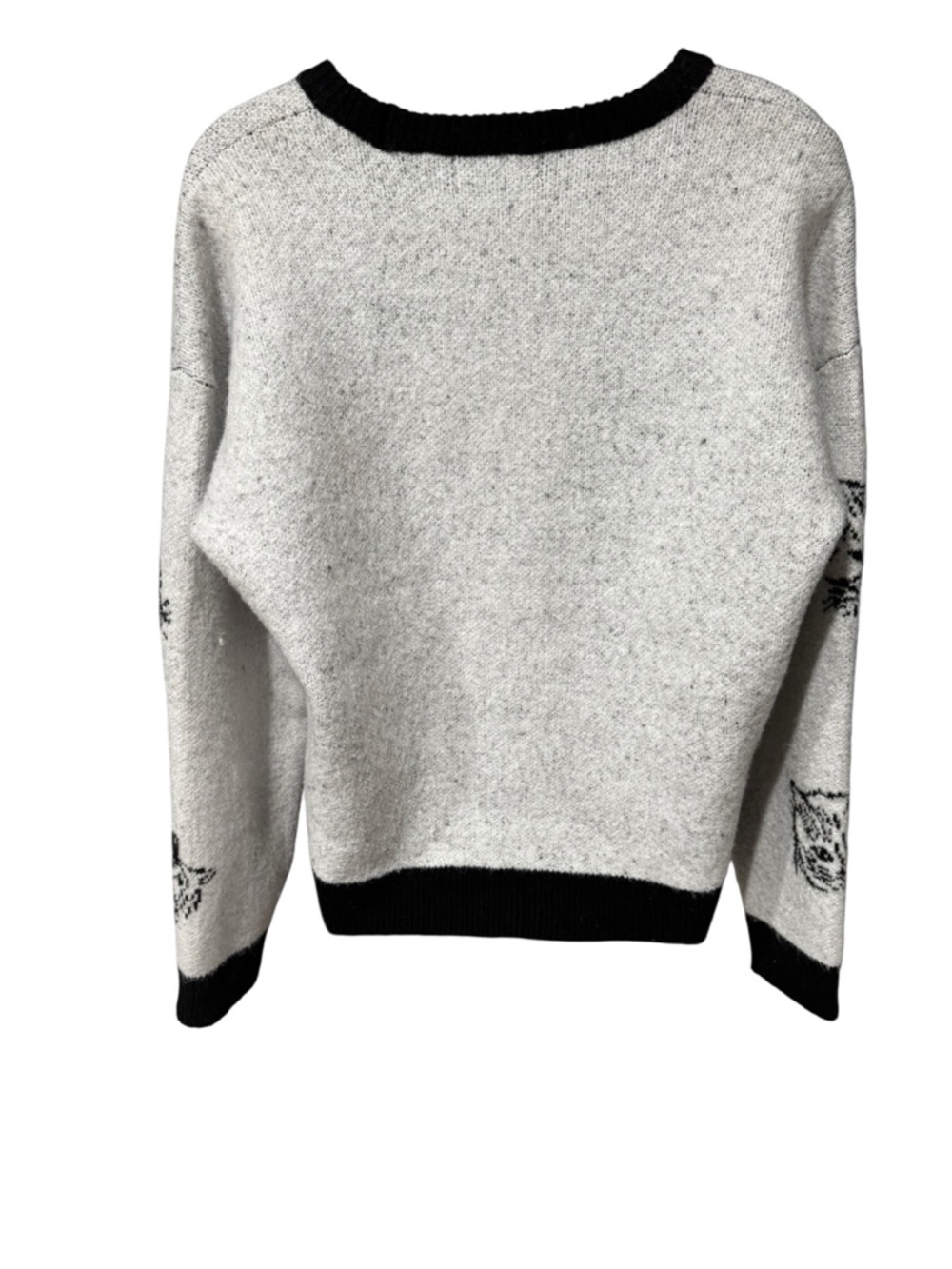 On 12th Women's  Sweater with Cat Design - Picture 4 of 9